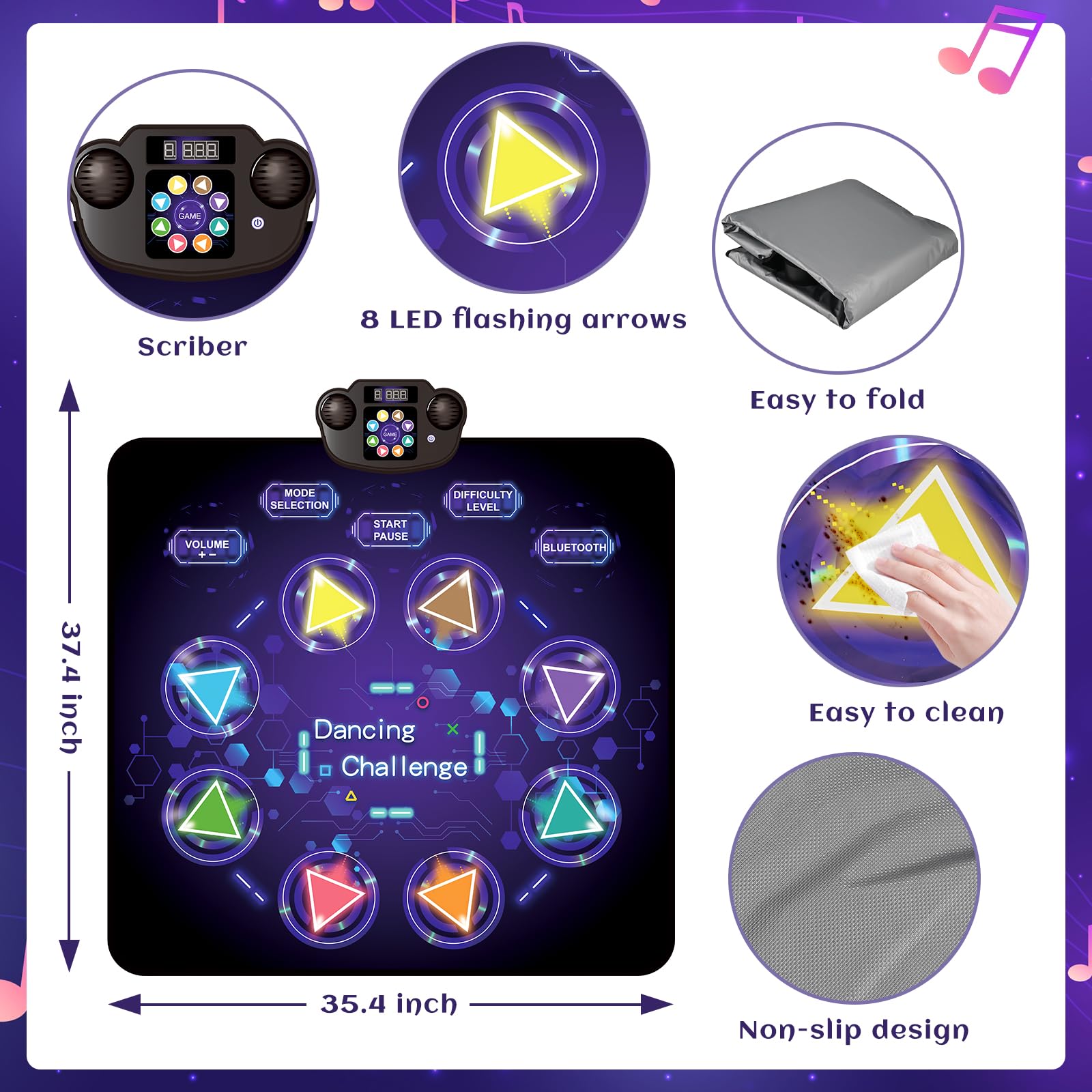 Smart Bluetooth Music Boxing Machine,Wall Mounted Boxing Training Machine with Boxing Gloves,10 Modes & 9 Speeds Adjustable Training Punching Equipment