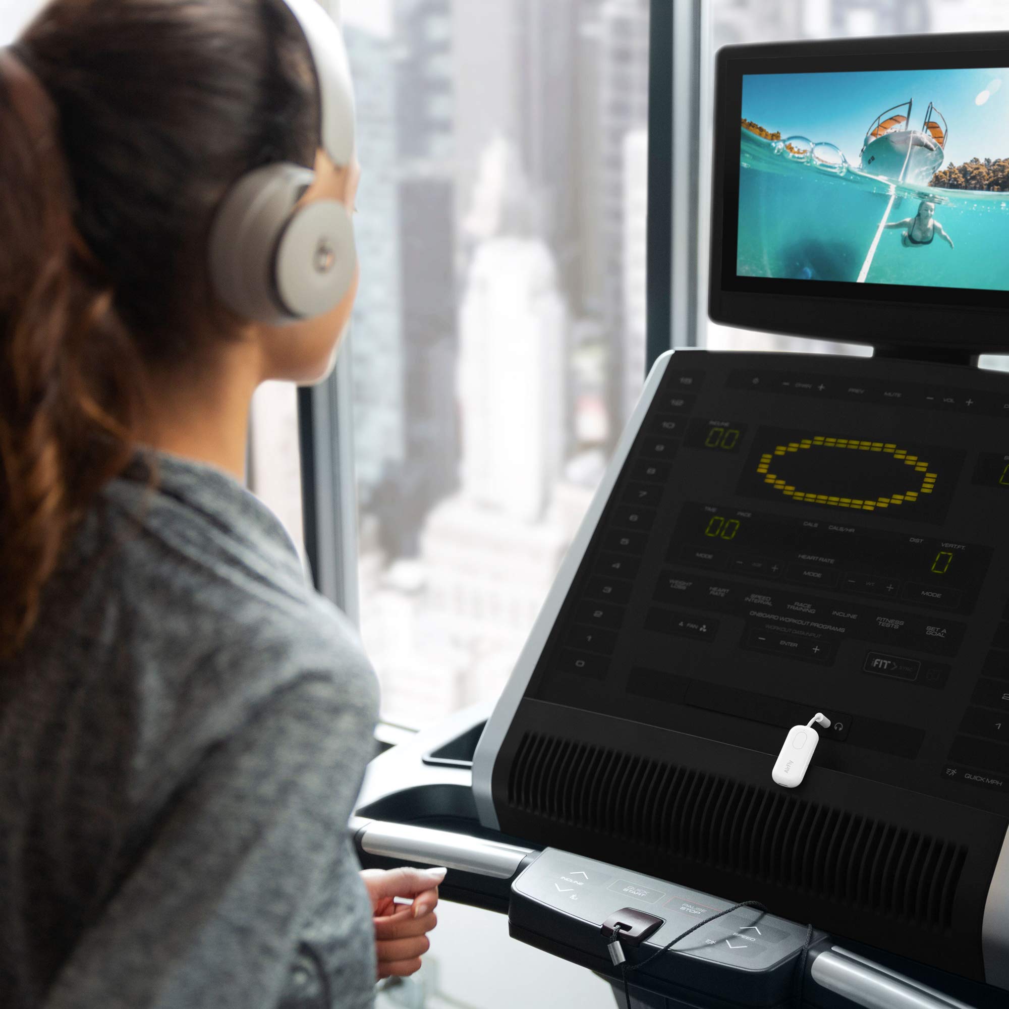 AirFly Pro Wireless Transmitter Receiver with Audio Sharing for Up to 2 AirPods/Wireless Headphones to Any Audio Jack for Use